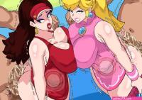 Peach Pauline comic porn