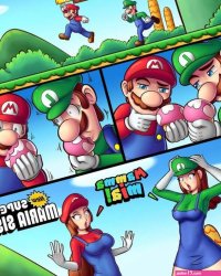 New Super Maria Sis. Porn comic Rule 34 comic Cartoon porn comic