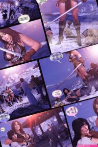 Porn comic The Kinky Adventures Of Carey. Part 3. Studio AD. Sex comic in the medieval