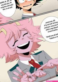 Rule 34 XYZ my hero academia izuku midoriya mina ashido thehumancopier comic