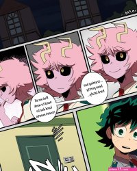 Post 3674300: comic IzukuMidoriya MinaAshido MyHeroAcademia thehumancopier