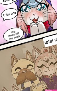 tsukino Palico hunter full comic link by KonfettiMayhem on DeviantArt