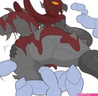 Vaal Hazak Getting Bred Porn comic Rule 34 comic Cartoon porn comic