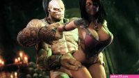Goro and Mileena