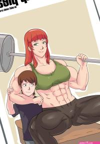 Muscle girl porn comics