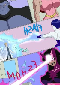 Porn comic Power Girl. Supergirl Muscular Comic. Zetarok Sex comic superheroines fought the