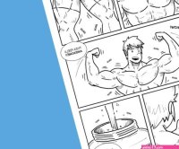 Muscle growth comic