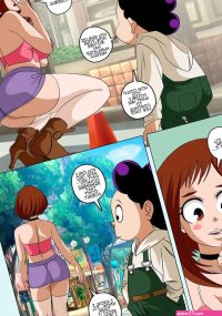 Porn comic Back Home. Chapter 1. My Hero Academia. Super Melons. Sex comic young hot brunette