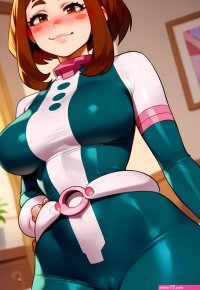 Porn comic Ochako x BBC. Hero Academia. Floxin. Sex comic brunette Ochako invited