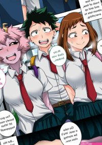 Rule 34 XYZ my hero academia izuku midoriya mina ashido ochako uraraka juna juna juice