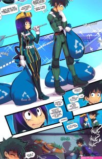 Porn comic Deku and Froppy SMASH. Part 2. My Hero Academia. Sex comic the exam at