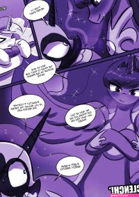The Nightmare Moon Struggle porn comic