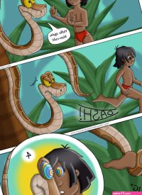 Mowgli and Kaa vore comic commission page 1 by thesnakechild on DeviantArt