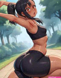 Porn comic Miss Nagatoro Didnt Learn Her Lesson. Azure Sex comic hot brunette went