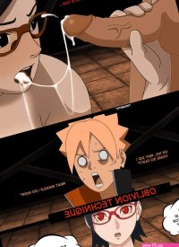 Porn comic Naruto. A sudden request. KristoLin Sex comic takes Boruto to