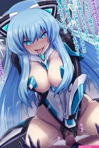 futanari Purple Heart is reverse raped by Rei Ryghts