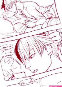 rc on X: im really not sure how it came about that i made a todobaku comic about nipple play but here we are