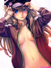 Wallpaper : Neon Genesis Evangelion anime girls Asuka Langley Soryu redhead hat no bra no pants 1000x1351