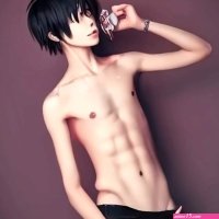 Skinny anime guy on Craiyon