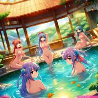 Nudist Anime Girls In Fairyland Island Bathhouse by redcat555 on DeviantArt