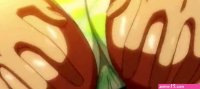 Oiled-up anime girl is being fucked hard in an adult cartoon