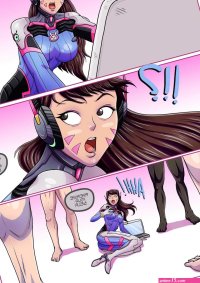 Overwatch X: D.VAs Humiliation Porn Comic english 06