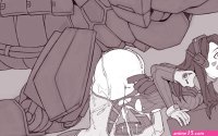 D.Va x mecha Dehaka Porn comic Rule 34 comic Cartoon porn comic