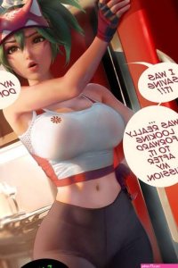 Porn comic Kiriko wants her donut. Overwatch. Sakimi Chan Sex comic beauty was very
