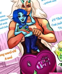 Jasper X Peridot X Lapis Porn Comic on