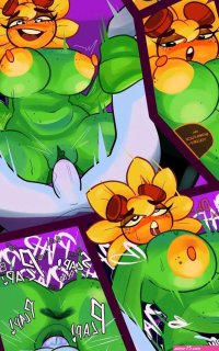 Porn comic Playdate. Plants vs Zombies. McKeyes Sex comic babe plant was