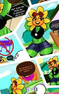 Porn comic Playdate. Plants vs Zombies. McKeyes Sex comic babe plant was