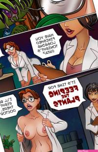 Porn comic Feeding the Plants. Zarathul. Sex comic sexy brunettes with