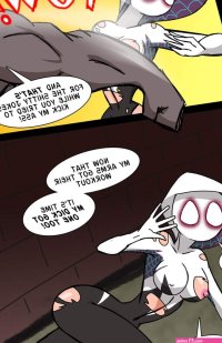 The Rhino vs. Spider-Gwen Porn comic Rule 34 comic Cartoon porn comic