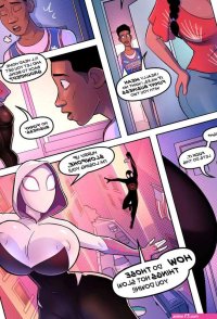 Porn comic Spiderverse 18. EmmaBrave Sex comic blonde Gwen went