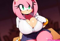Amy Rose: After Class comic porn