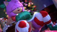 Christmas Amy Rose Anthro 3d