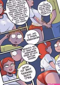 Porn comic Pleasure Trip. Part 2. Rick and Morty. Sex comic brought Morty already