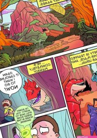 Porn comic Pleasure Trip. Rick and Morty. Ero-Mantic Gansoman. Part 4. Sex comic got into a