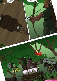 The Adventures Of Throbbin Hood Robin Hood BlackNWhiteComics