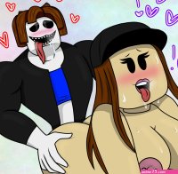 Bakonhair And His Roblox Gf Roblox Porn Comic By Romp Big Penis 32886
