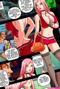 Naked sakura comic