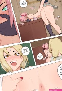 Tsunade Teaches Sakura A Hard Lesson Porn comic Cartoon porn comics Rule 34 comic
