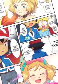 Serena and Satoshi porn comic