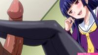 Sensuous anime girl breathtaking adult clip