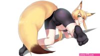 Wallpaper : anime girls ecchi cameltoe fox girl kitsunemimi bent over 1920x1080