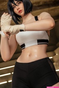 Alina Becker: Mikasa Ackerman Gym Attack on Titan Sexy Cosplay