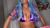 Violet Bikini Anime Cosplay Virtual Sex