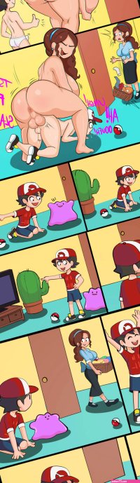Post 3756119: AshKetchum comic DeliaKetchum Ditto Porkyman Shadman