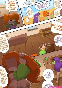 Porn comic Shantae. Trouble in Tassel Town. NudieDoodles Sex comic sexy brunette was