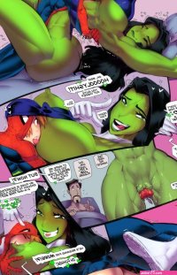 Porn comic Spidey and She Hulk Are Noisy Neighboors. Fred Perry Sex comic and SheHulk live